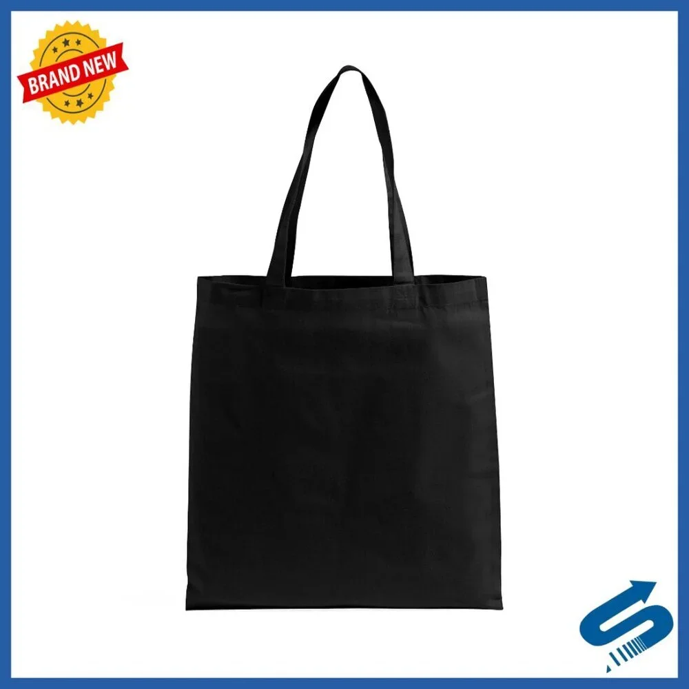 Reusable Canvas Tote Bags Bulk Pack Eco-Friendly Cotton Grocery Shopping